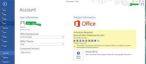 How to recover a lost microsoft office 2016 product key using passfab product. Microsoft Office is not activated
