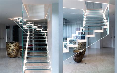 Design Stair In Glass Londra Float 2 Siller Stairs