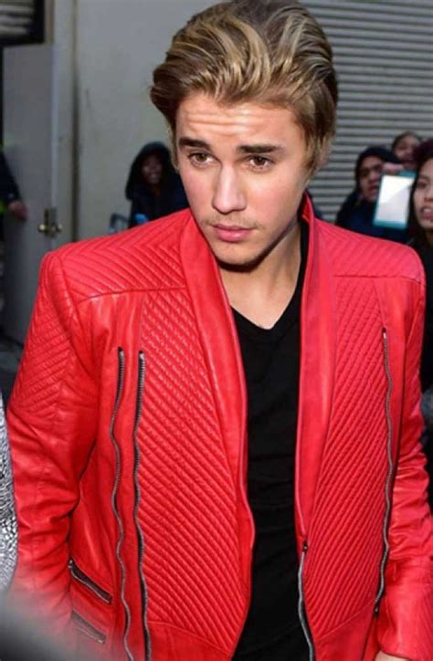 justin bieber musical and concert leather jackets and outfits