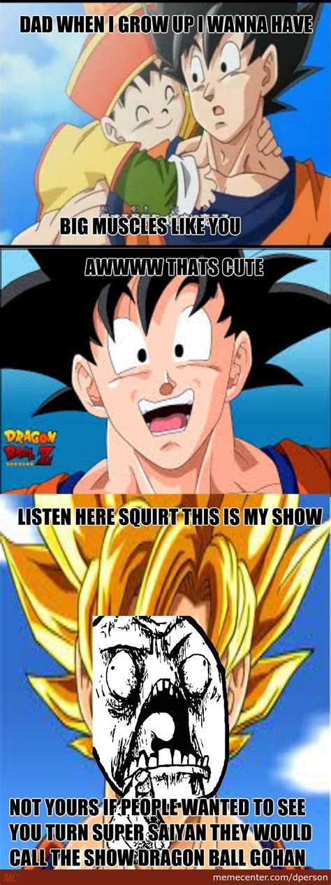 The current granolah the survivor saga began in december. No Just No Gohan This Is Goku's Show by dperson - Meme Center