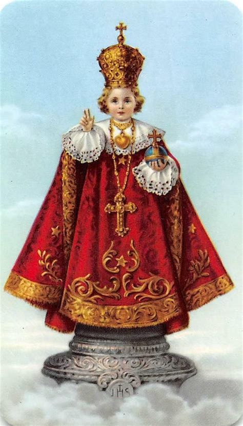 Nice Rare Holy Cards H8739 Holy Jesus Child Infant Of Prague Holy