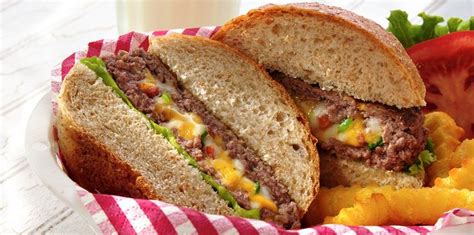 Cheese Stuffed Cheeseburger Sargento Foods Incorporated Recipe