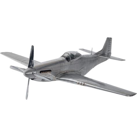 P 51 Mustang Aluminum Model From Sportys Wright Bros Collection