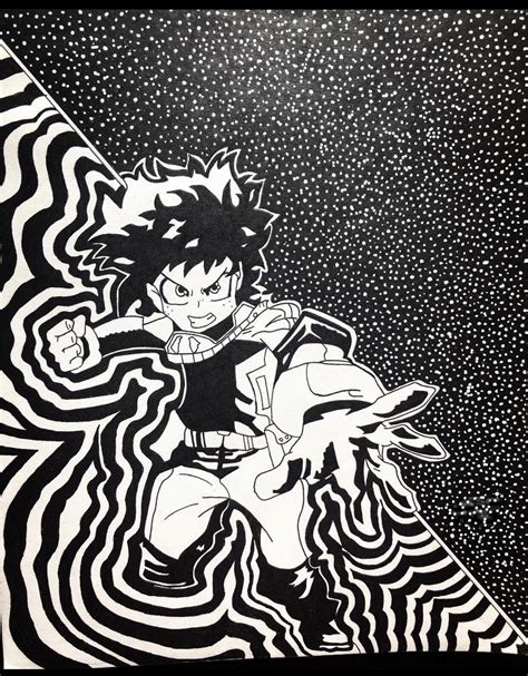 My 2 Year Old Drawing Of Deku I Felt So Proud When I Completed It 😬