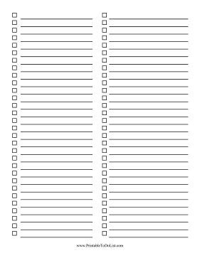 printable checklists documents  pdfs