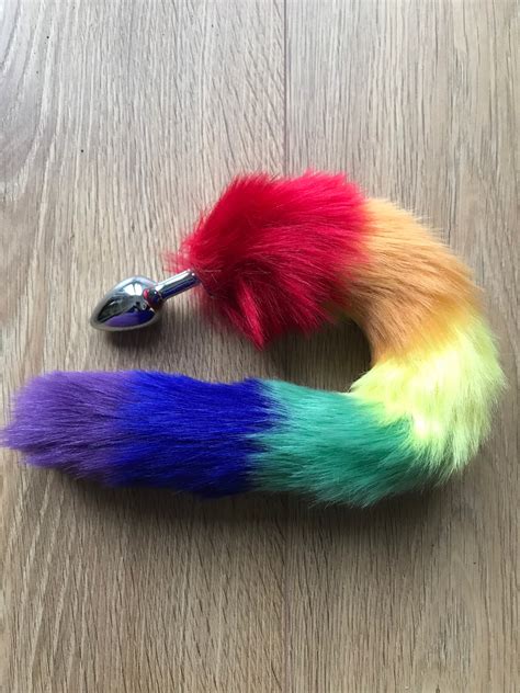 rainbow fox shapeable metal tail plug 18 ph