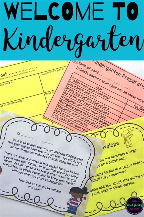 Welcome To Kindergarten Welcome Letter Activities Checklist And More