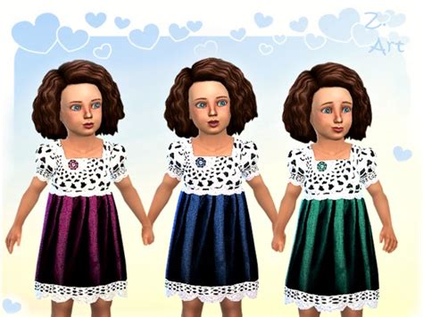Babez 04 Dress By Zuckerschnute20 Sims 4 Female Clothes