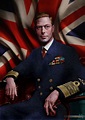 King George VI colorized from a photo by Yousuf Karsh, 1943 | King ...