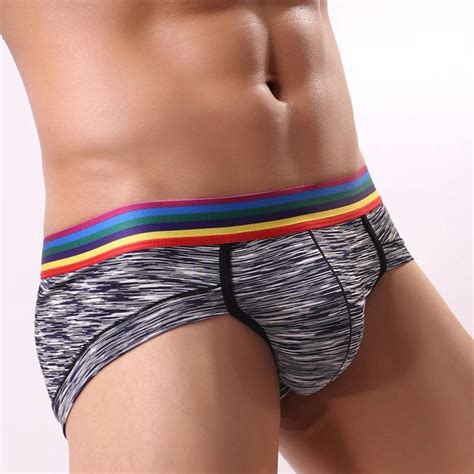 sexy men briefs underwear shorts convex bulge pouch low waistline underpants in briefs from