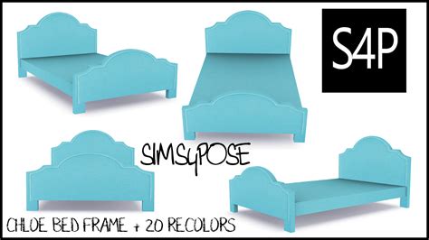 Sims 4 Pose Chloe Bed Bed Frame Sims 4 Pose Cc