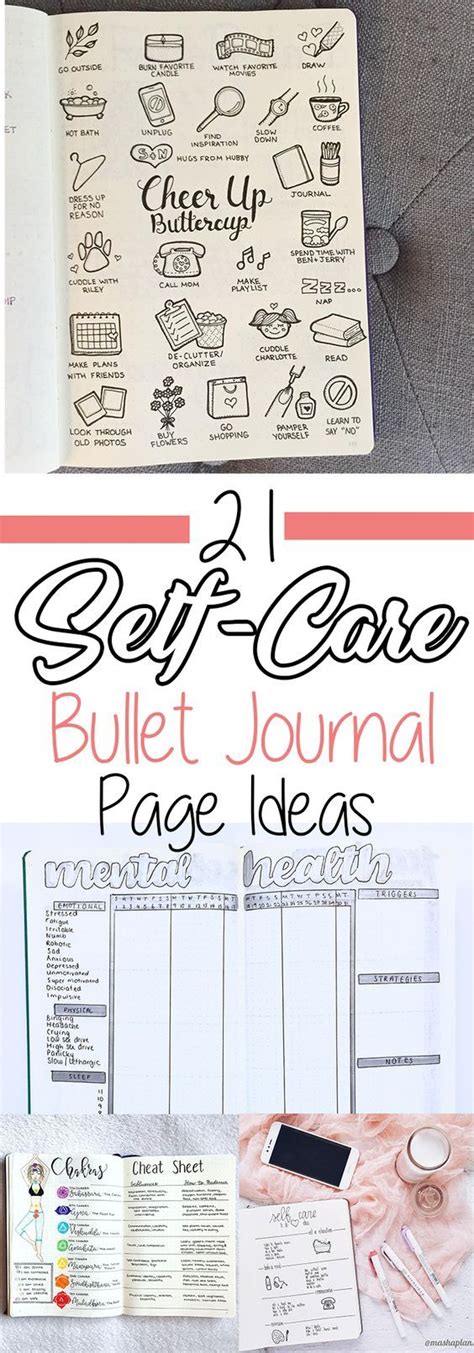 21 Motivational Self Care Bullet Journal Pages Youll Want To Try