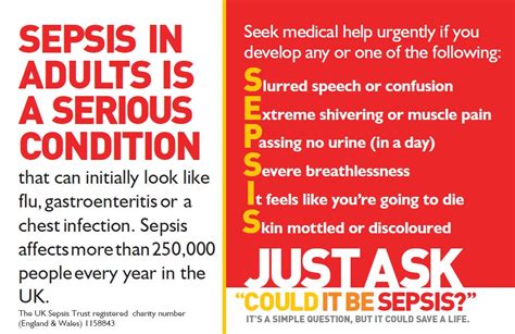Some people also develop a rash across their body, red streaks or small red, brown, or purple spots on the skin (petechial rash). NHS England on Twitter: "#Sepsis is a serious complication of an infection. Make sure you spot ...