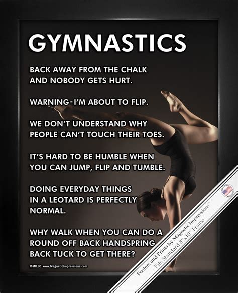 Gymnast Pose 8x10 Sport Poster Print