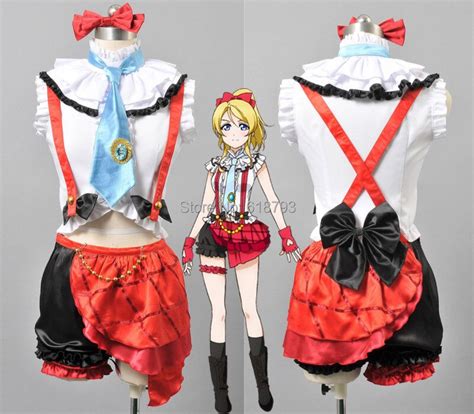 Anime Love Live School Idol Project Cosplay Costumes Ayase Eli Cos