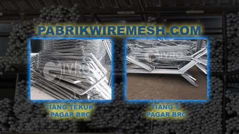 Sebelum pasang pagar, yuk cek spesifikasi daftar harga pagar beton berikut ini! Tiang Pagar BRC - Pabrik Wiremesh Indonesia Jual Tiang ...