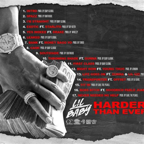 Lil Baby Harder Than Ever Stream Cover Art And Tracklist Hiphopdx