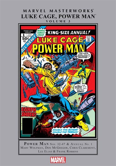 Marvel Masterworks Luke Cage Hero For Hire Power Man 3 Marvel Comics