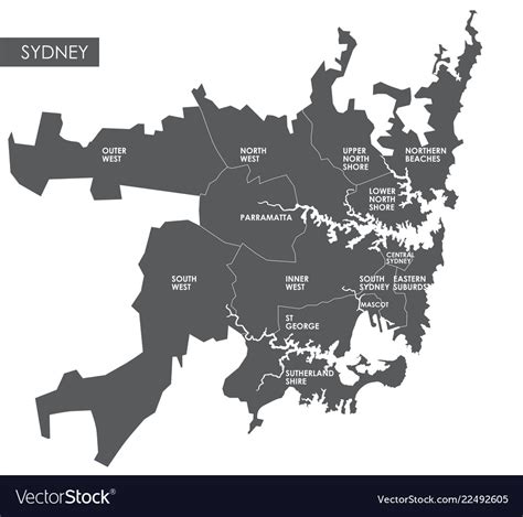 Sydney Districts Map
