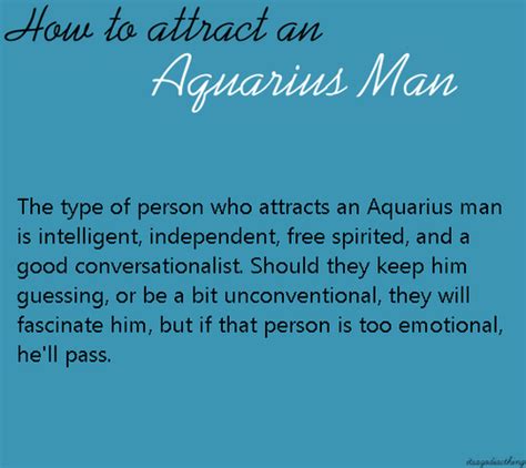 Zodiacastrology Aquarius Man How To Attract Aquarius Truths