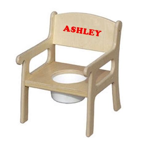 Personalized Potty Natural Wooden Potty Chair Potty Chair Chair