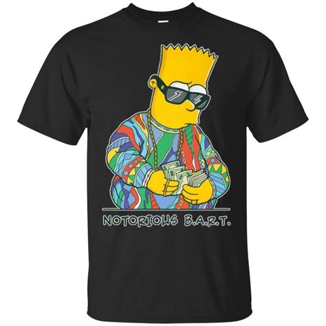 Notorious Bart Simpson Shirt T Shirt Hoodie Tank Top Sweatshirt