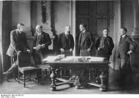 World War I Treaty Of Versailles And The Great Depression Timeline