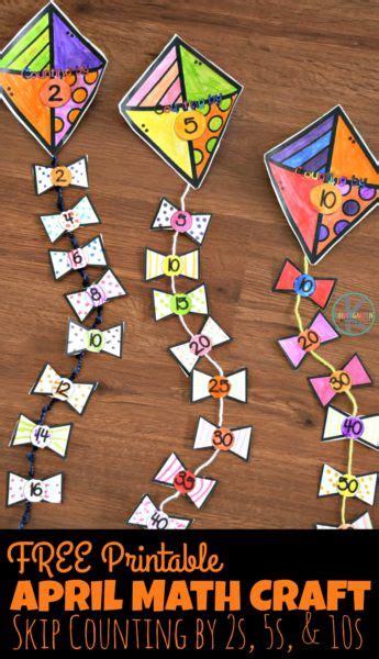 This board is a collectin of art and craft activities specifically for kindergartners. FREE April Math Craft | Free Homeschool Deals