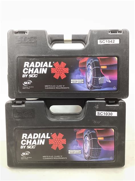 Lot 4pc Radial Chain By Scc And Chains