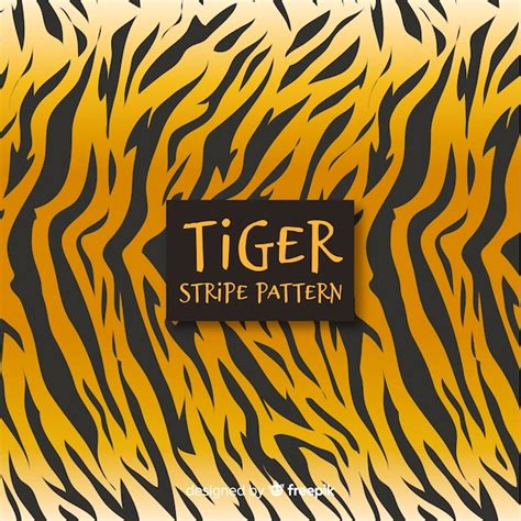 Premium Vector Tiger Stripes Pattern