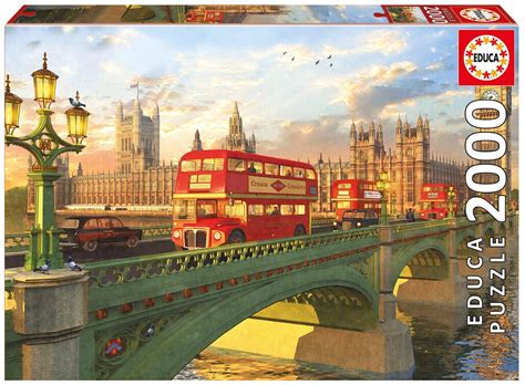 Typically, each individual piece has a portion of a picture; Puzzle Westminster Bridge, London Educa-16777 2000 pieces ...