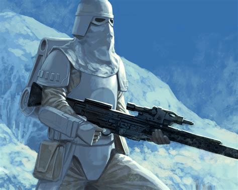 Unidentified Cold Assault Stormtrooper Commander Hoth Star Wars