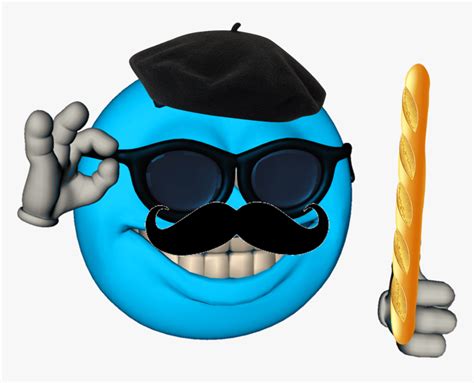 Blue Meme Emoji