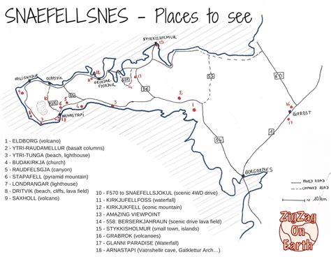Snaefellsnes Peninsula Iceland Map 21 Best Things To Do