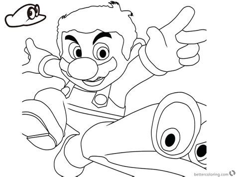 Check spelling or type a new query. Super Mario Odyssey Pages Coloring Pages