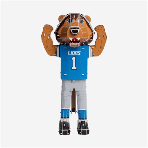 Roary Detroit Lions Pzlz Mascot In 2022 Detroit Lions Mascot Team