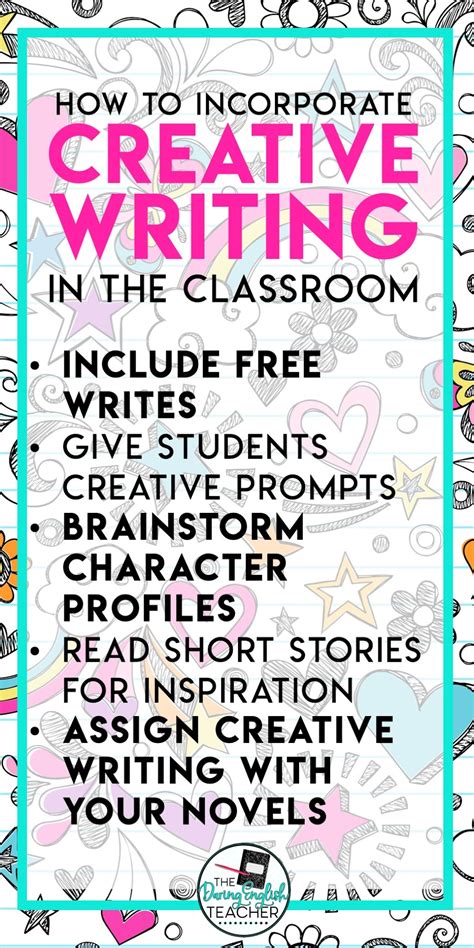 How To Incorporate Creative Writing In The Classroom The Daring