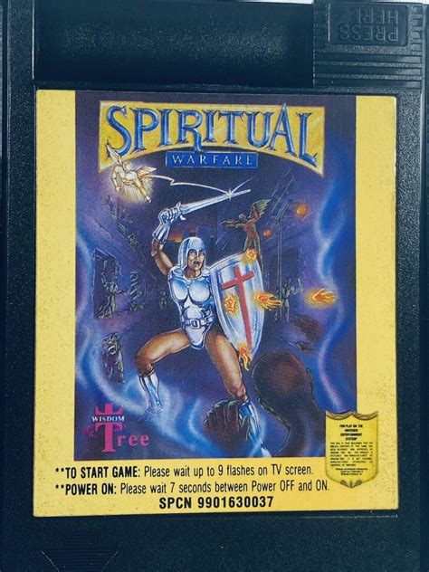 Spiritual Warfare Nes Nintendo Original Classic Authentic Game