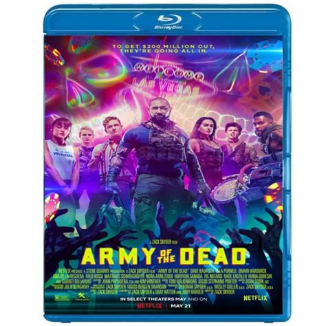 Army Of The Dead 2021 Movie Blu Ray And Dvd Film Artwork Disc 1000