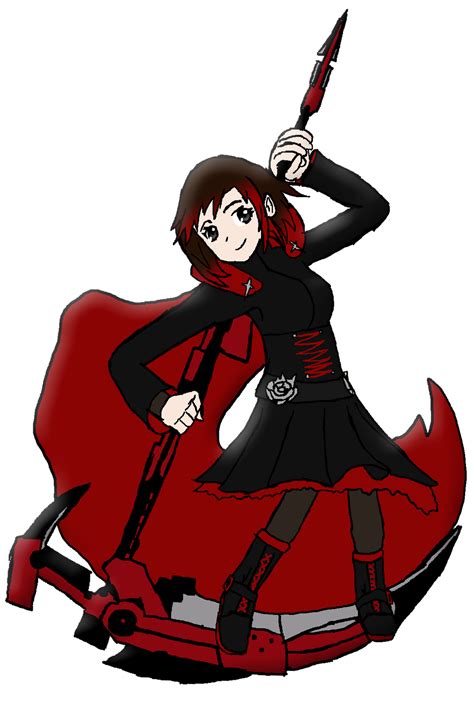 Ruby Rose Rwby Vol 1 3 Outfit By Kamxo On Deviantart