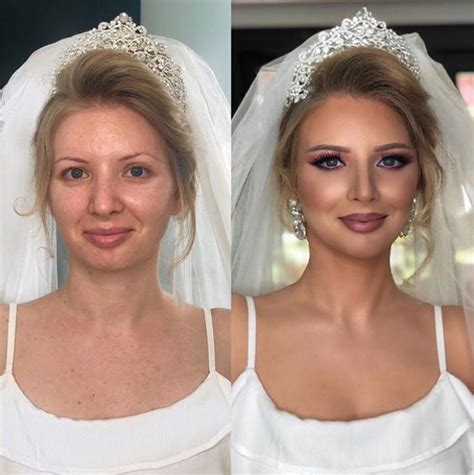 A Makeup Artist Shares Before And After Photos That Show How Brides Transform For Their Big Day