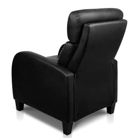 Shop with confidence on ebay! Artiss PU Leather Reclining Armchair - Black | Buy ...