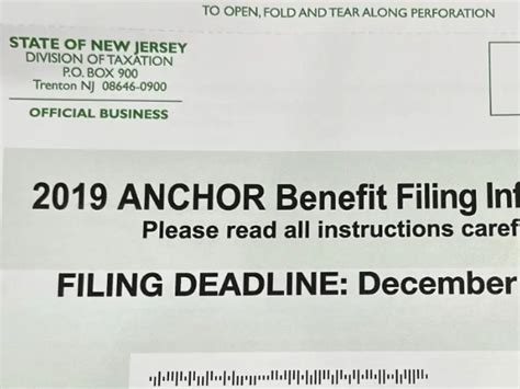 Anchor Rebate For Renters NJ