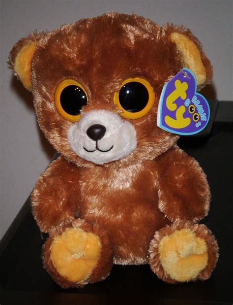 Ty Beanie Boos Honey The 6 Brown Bear New With Mint Tags Rare