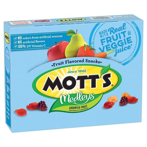 Motts Assorted Fruit Flavored Snacks 8oz10ct Fruit Snacks Snacks