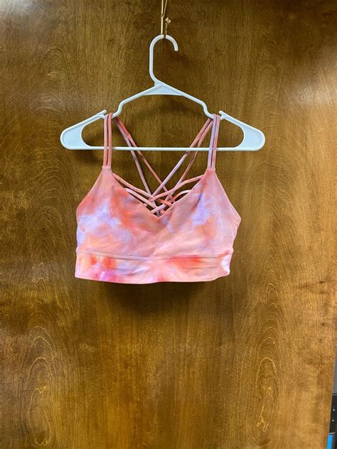 Women's "Joy lab" rainbow colored crop athletic top. … - Gem