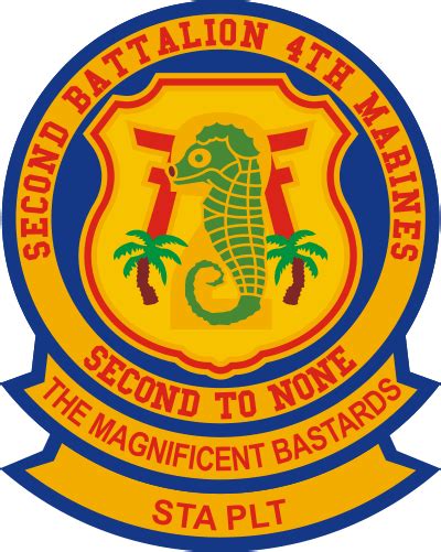 2nd Battalion 4th Marines Sta Plt Decal Military Graphics