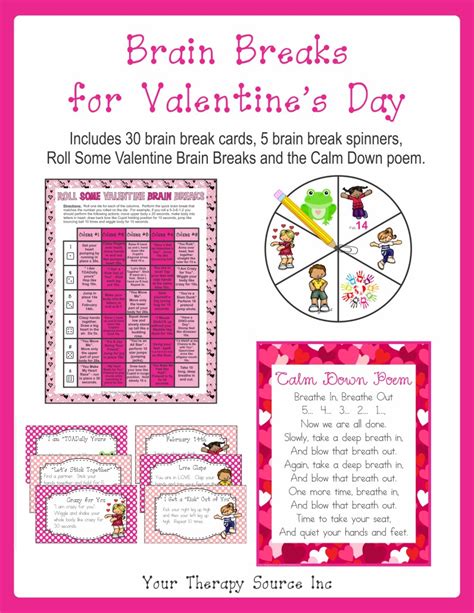 6 Free Printables For Valentines Day Your Therapy Source