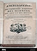 Encyclopédie - Encyclopédie canadienne 1751 Denis Diderot et Jean Le ...
