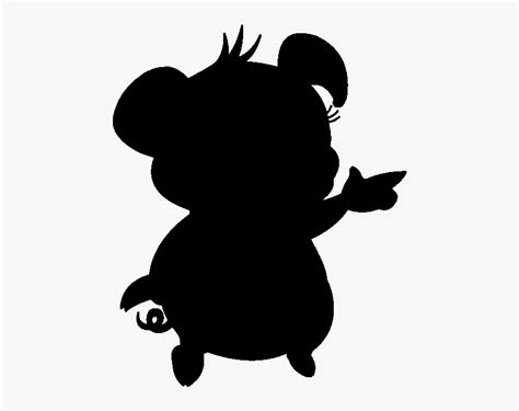 Stitch Silhouette Drawing Image The Walt Disney Company Silhouette